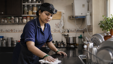 Pronto doubles pay for househelp wearing forehead-mounted cameras