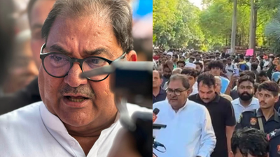 NEET paper leak protest: INLD president Abhay Singh Chautala extends support to students at Delhi's Jantar Mantar