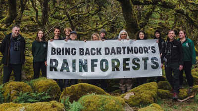 Prince William’s Duchy of Cornwall is helping double one of England’s last surviving temperate rainforests, where 1,250 young trees have already been planted