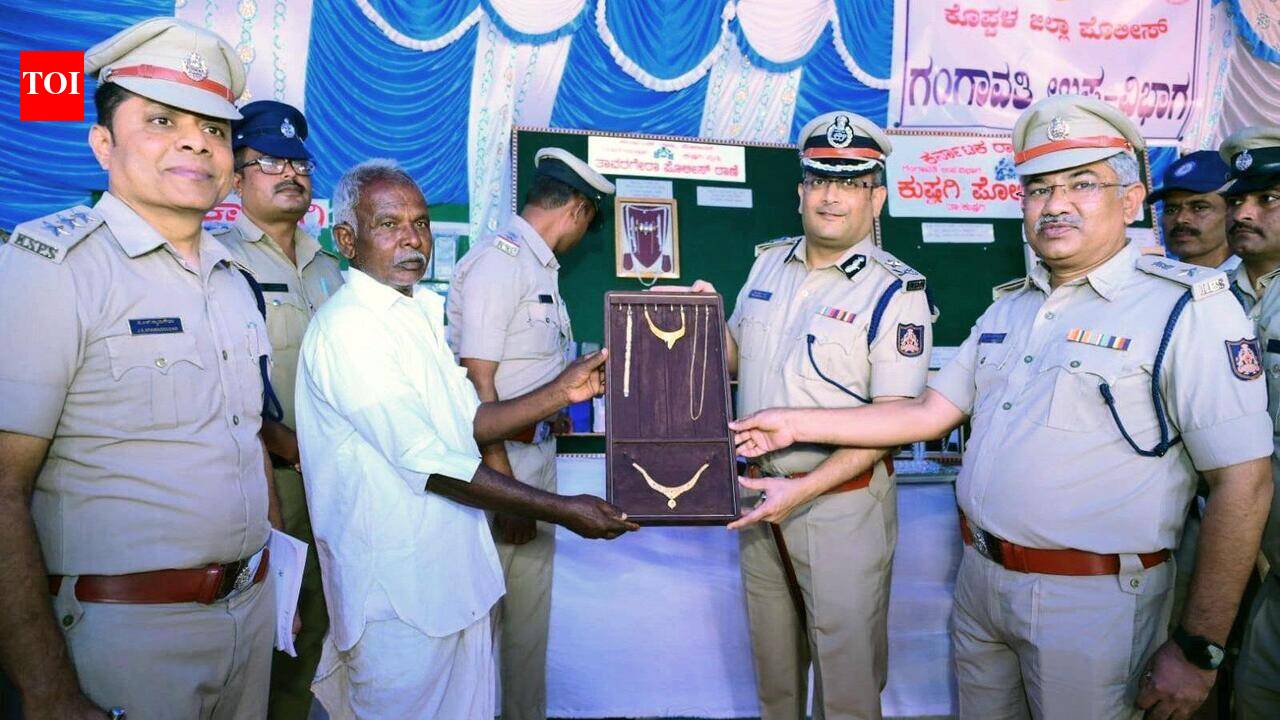 104 cases cracked, Rs 1.8 crore in stolen property recovered by Koppal police