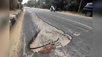 On this 7km industrial corridor in Bengaluru, expect around 350 bumps & jolts