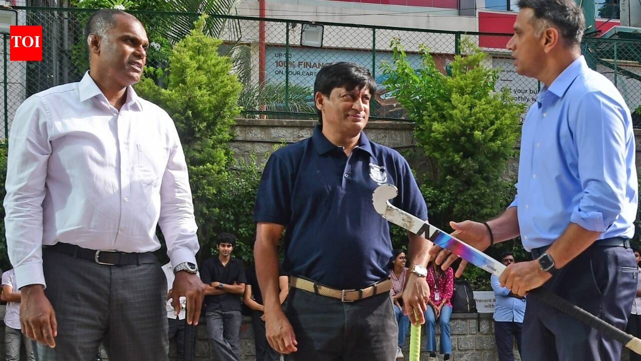 On hockey, humility and lessons that last: Rahul Dravid inspires youngsters