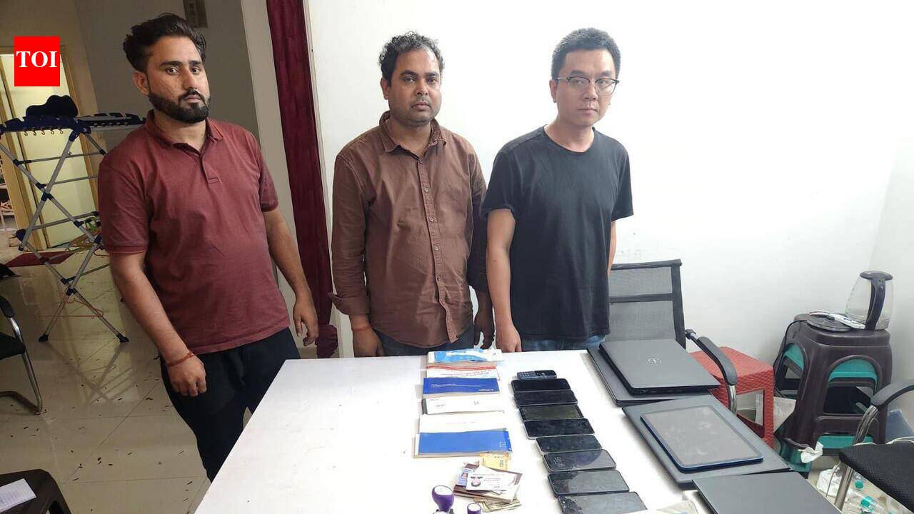 Chinese national, two aides using phone cover manufacturing unit as front to operate international hawala racket arrested