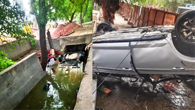 20-year-old US student, army officer's son, dies as car plunges into open drain in south Delhi
