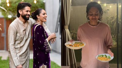 Naga Chaitanya jokes, ‘Wifey cooks dinner for me close to 2 years after getting married,’ Sobhita Dhulipala reacts