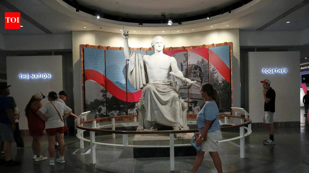 'White, male, Christian' report drives Trump's disclaimer push at US history museum