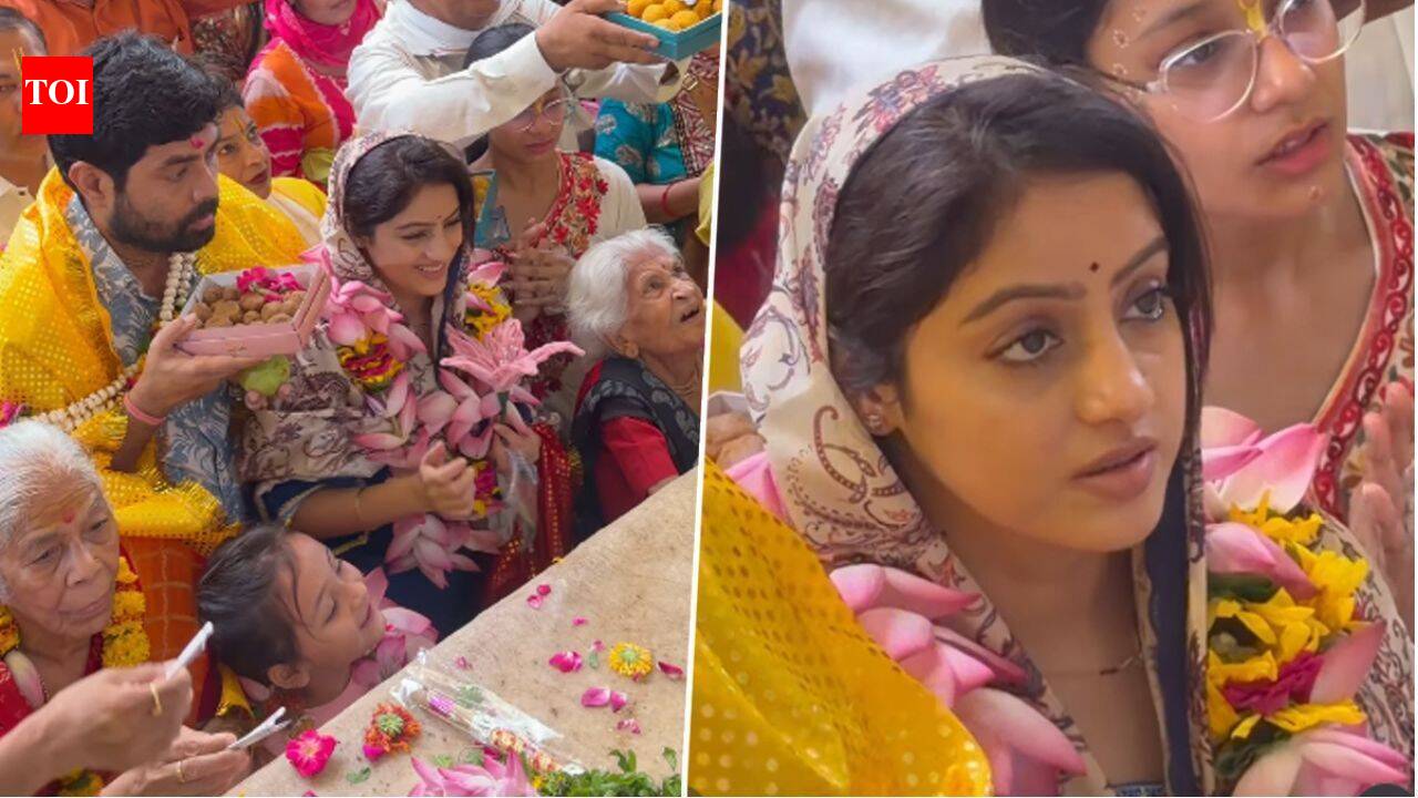 Deepika Singh reacts after being accused of receiving VIP treatment at Vrindavan, ignoring elderly devotees