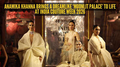 Anamika Khanna opens India Couture Week 2026 with a dreamlike ‘Moonlit Palace’ showcase in Hyderabad