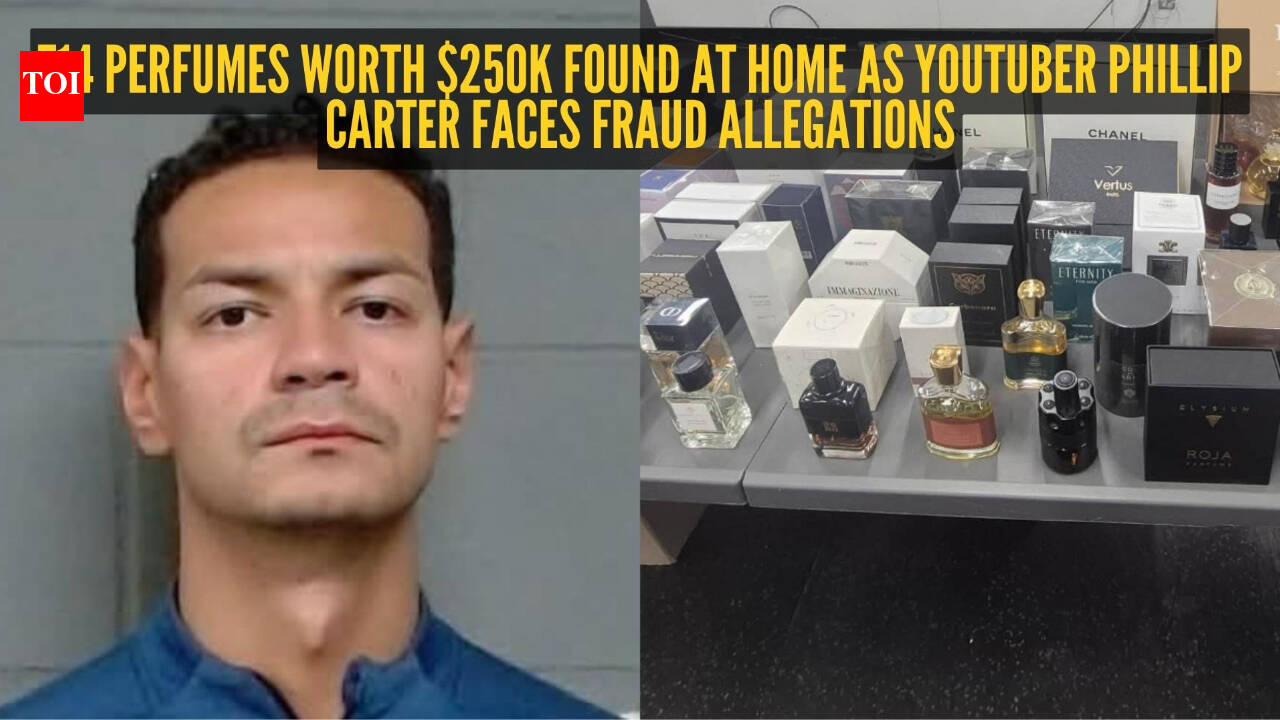Operation Eau de Fraud! YouTuber Philip Carter arrested over alleged perfume scam after police find $250K fragrance collection