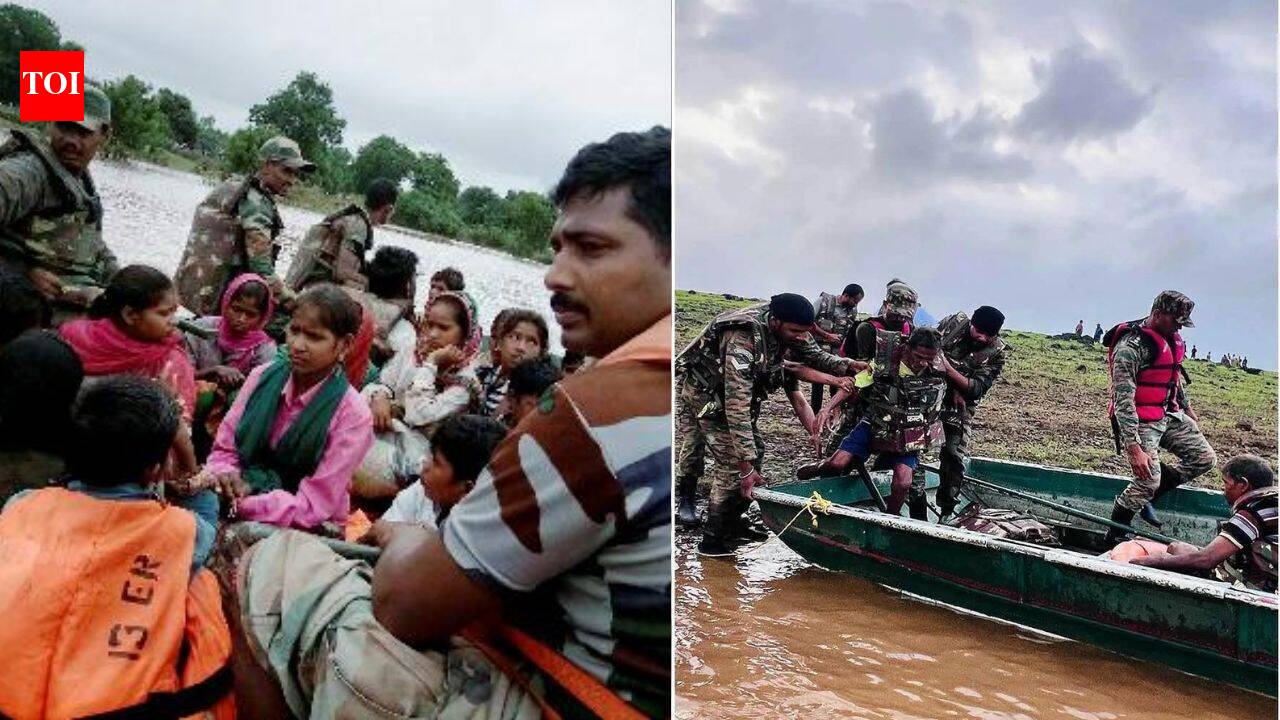 Army rescues 57 stranded as major flood relief operation begins in Gujarat's Navsari
