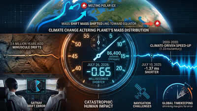 ‘Shortest day of 2026’ is set to come this month, though this tiny time change in Earth’s day may look ‘small’, how this 'milli-seconds shift' is threatening GPS and satellites