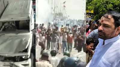 Bihar bandh: Cops, protesters clash in Aurangabad, police vehicles vandalised in Patna amid NEET row; Tej Pratap Yadav detained