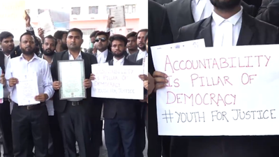 'Protest is a constitutional right': Delhi lawyers rally at Tis Hazari against police action during CJP's 'Sansad Chalo' march