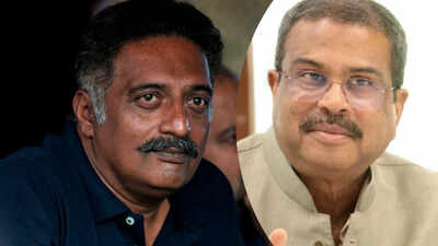 'Congratulations, My Dear Cockroaches': Prakash Raj reacts to Dharmendra Pradhan's resignation