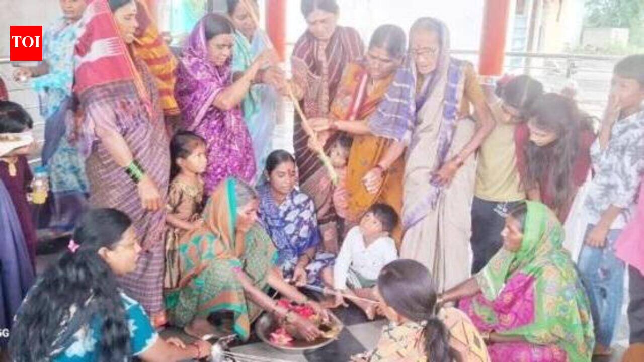 Praying for rain, frog wedding ritual held at K’buragi village