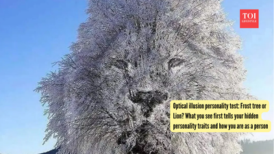 Optical illusion personality test: Frost tree or Lion? What you see first tells your hidden personality traits and how you are as a person
