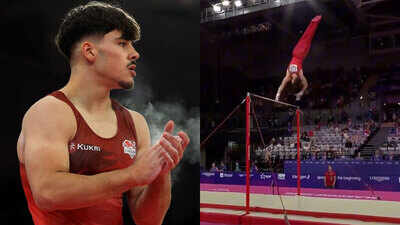 WATCH: Gymnast Gabriel Langton suffers scary head-first fall at CWG 2026; Team England thanks the medical staff