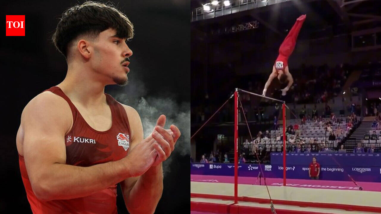 Watch: Gymnast Gabriel Langton suffers frightening head-first fall at CWG 2026