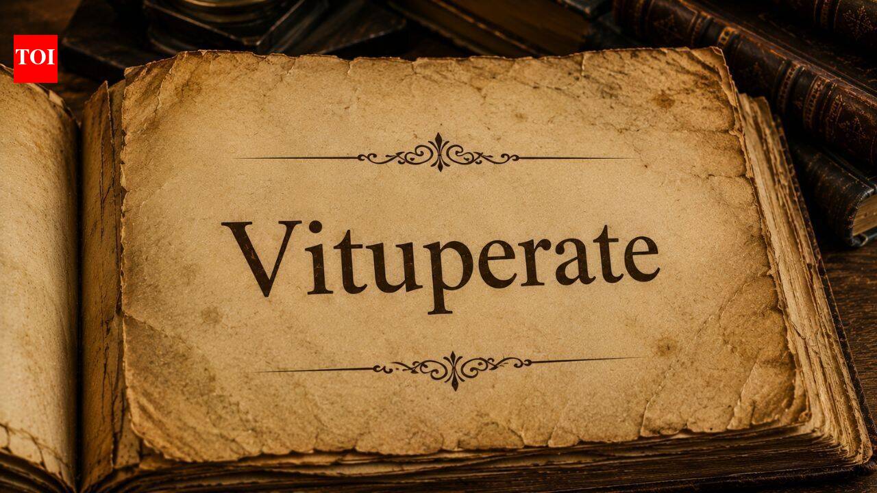 Word of the day: Vituperate