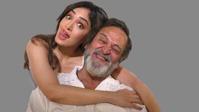Khushalii Kumar speaks about sharing the screen with Mahesh Manjrekar in Dulhaniya Le Aaeegi