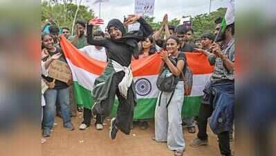 Bengaluru’s Freedom Park erupts in celebration as students hail Pradhan’s resignation