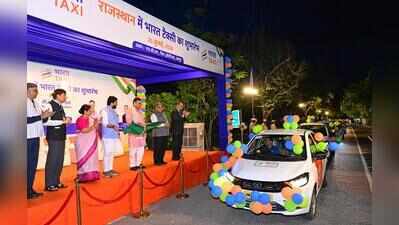 CM launches Bharat Taxi in Jaipur