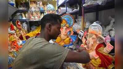 Lakshmi smiles on Kumartuli as orders for Ganpati idols pour in on Ulto Rath