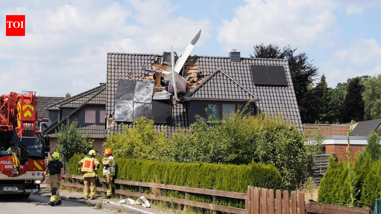 Two killed after small plane crashes into house in Germany