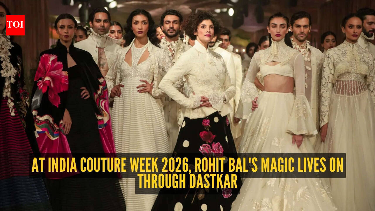 The man may be gone, but Rohit Bal's magic still walks the runway - DASTKAR becomes a moving tribute to the master