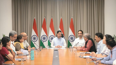Pralhad Joshi takes charge as Union education minister a day after Dharmendra Pradhan's resignation