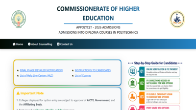 AP POLYCET final phase seat allotment result 2026 likely today at polycet.ap.gov.in: Direct link to download here