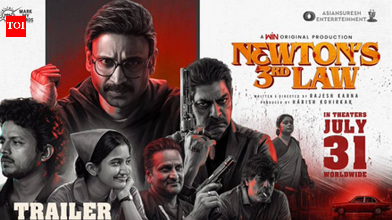 Sumanth-starrer Newton's Third Law trailer promises a hard-hitting investigative thriller set in the late nineties!