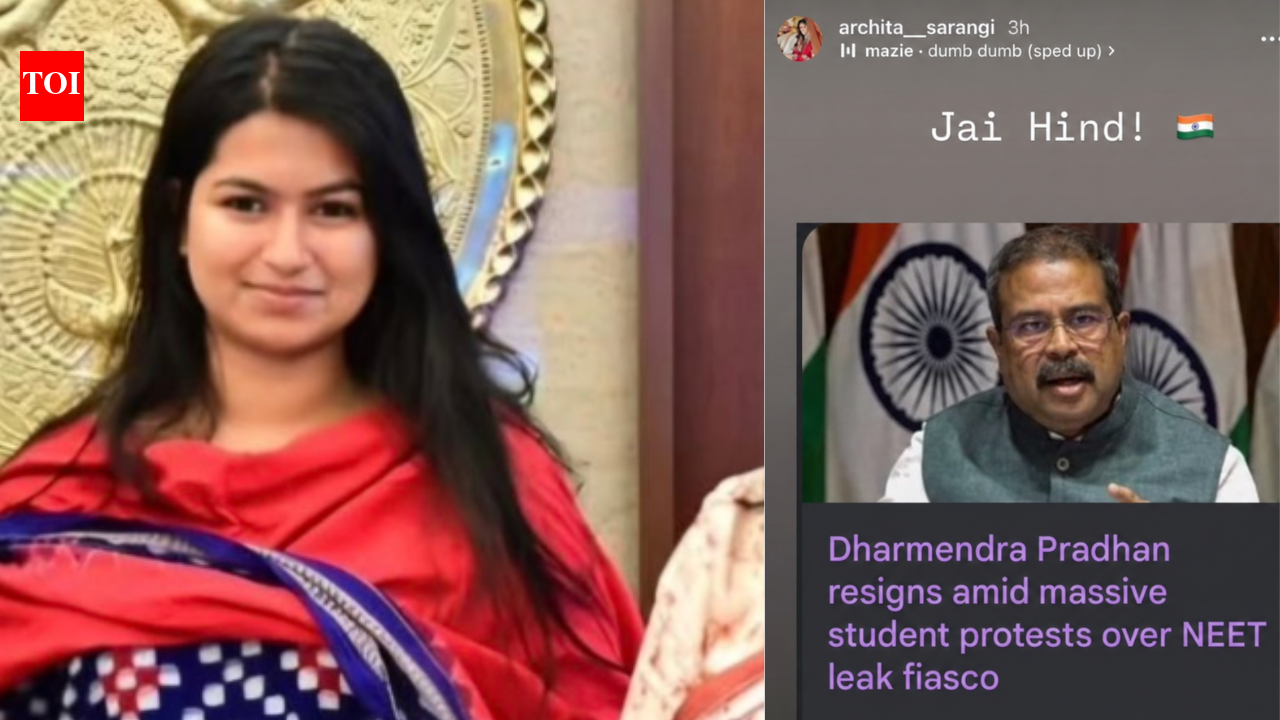 'Don't bother, I won't delete': Odisha BJP MP's daughter's social media post on Pradhan's exit sparks ire in party
