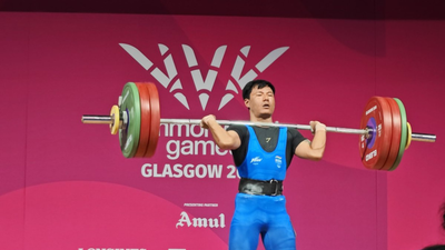 India's Chanambam Rishikanta Singh wins silver in weightlifting, sets CWG record