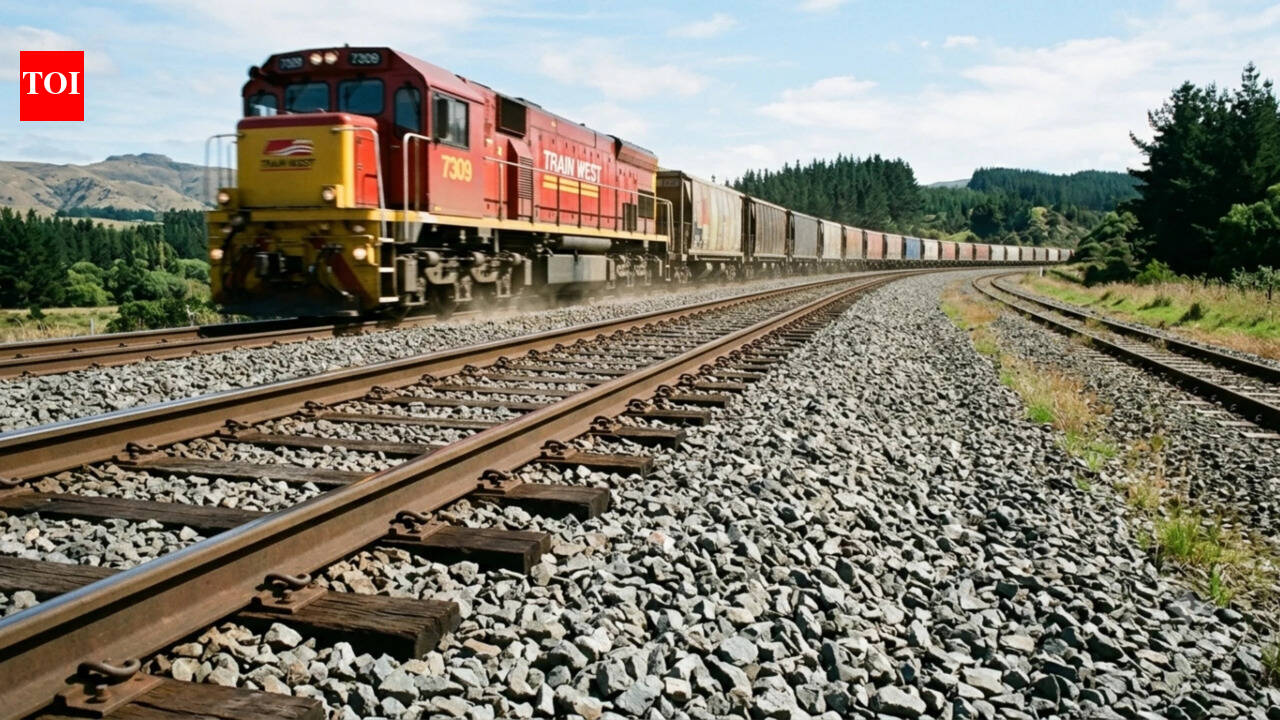 Why do railways use stones under tracks?