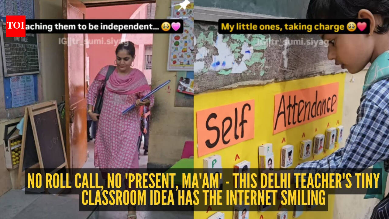 No more 'Present, Ma'am': This Delhi teacher's clever attendance hack is going viral