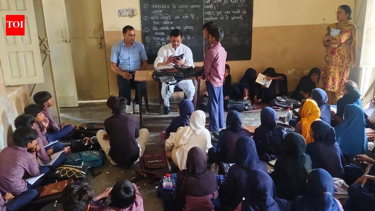 MLA visits his old school in Nuh, finds learning gaps