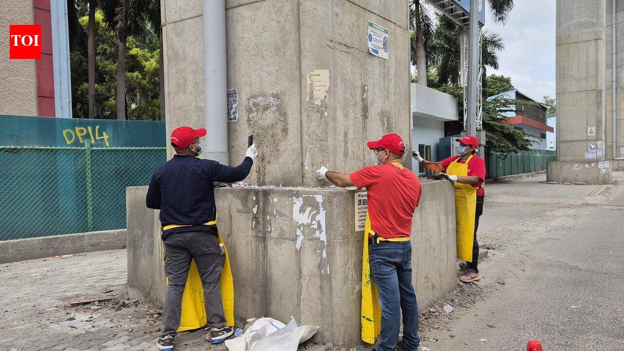Silk Board junction in Bengaluru gets a makeover by 125 volunteers