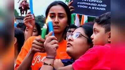 Puneites take to street against police brutality at Jantar Mantar during CJP protest