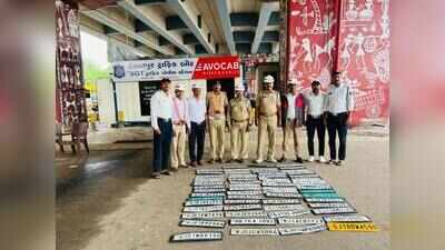 Ahmedabad: Police race to trace owners of missing numberplates