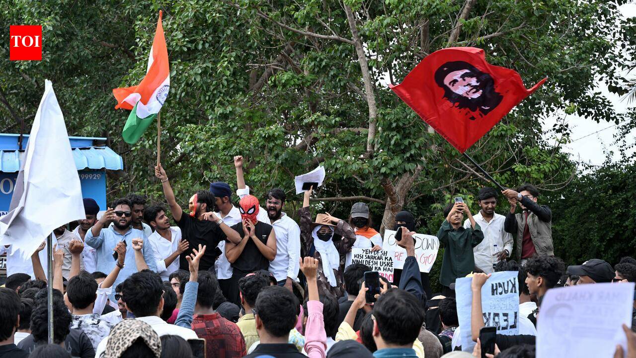 Hyderabad celebrates Dharmendra Pradhan’s resignation, calls it ‘people’s victory’