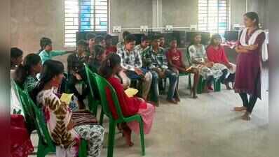 Cyclone Shelter Logs On To Computer Class In Sundarbans