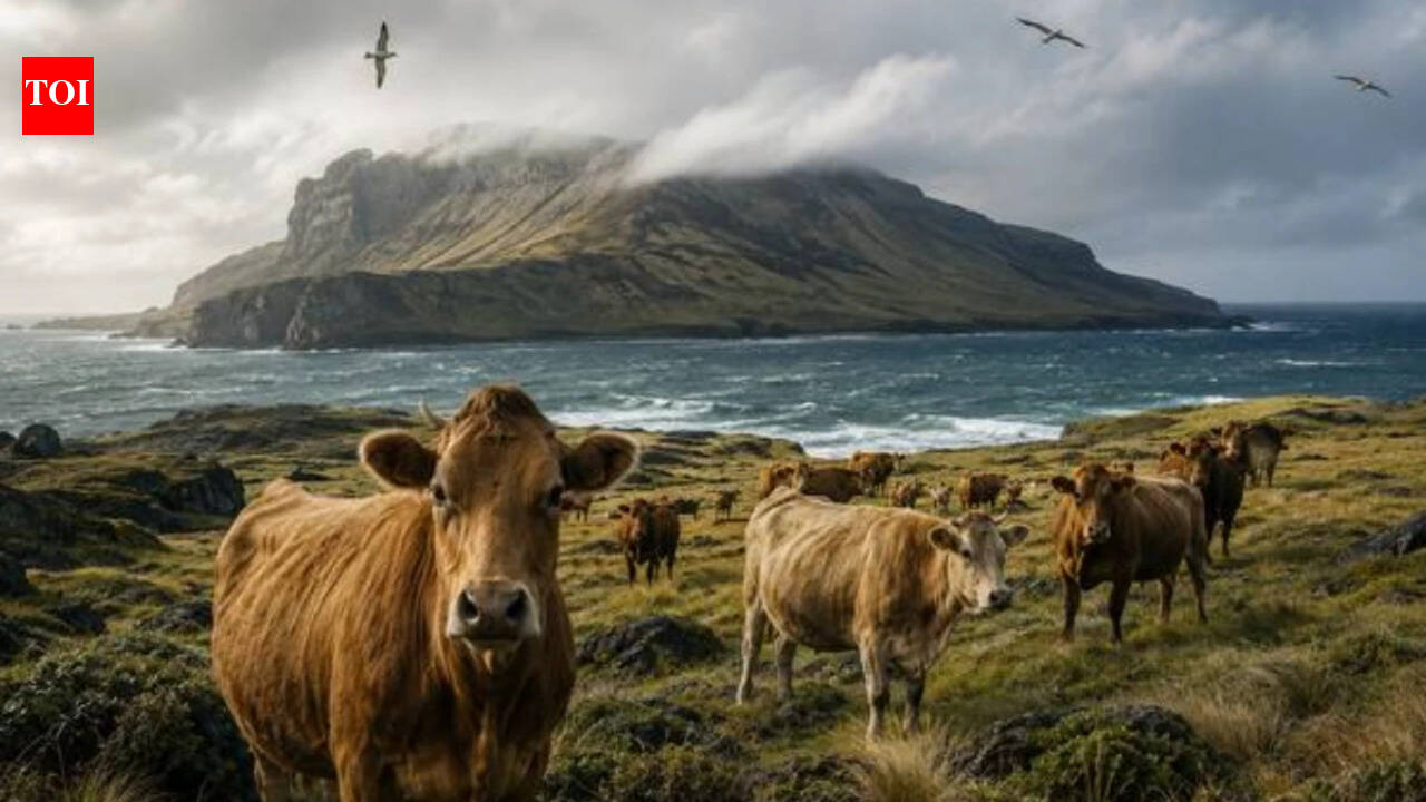 The story of Amsterdam Island's feral cattle: A herd of cows was left on one of the world's most remote islands; then, decades later, they simply disappeared