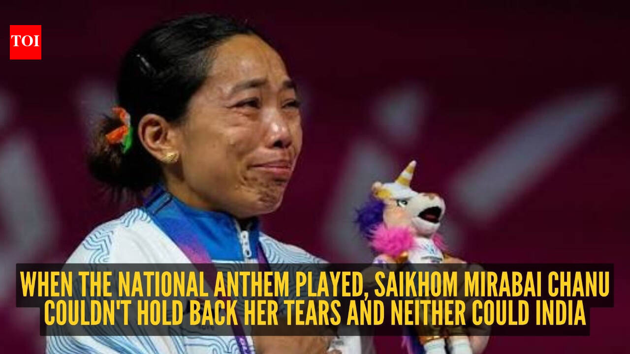 Her gold medal at Commonwealth Games 2026 was historic, but Mirabai Chanu's tears during the national anthem stole every heart