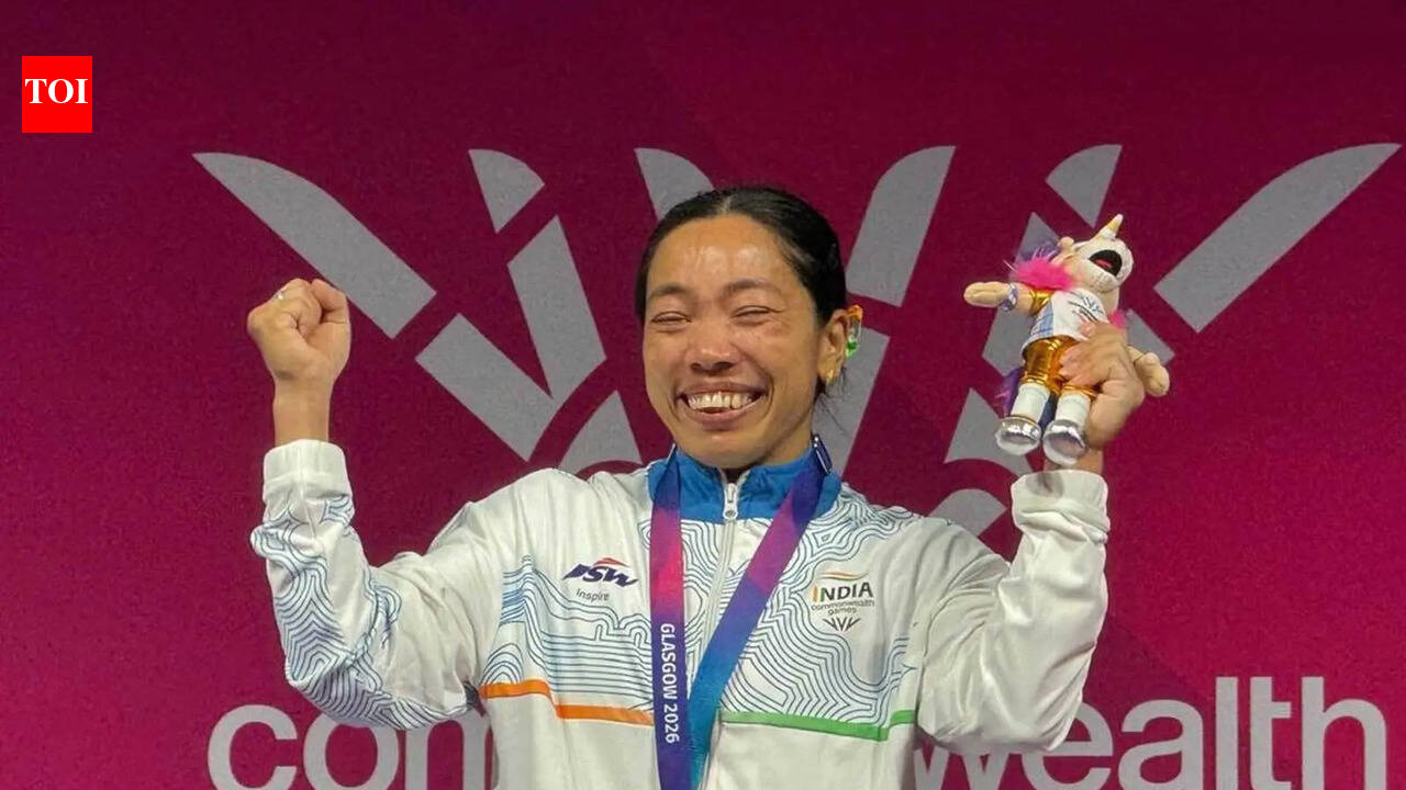 Mirabai Chanu creates history with Commonwealth Games gold hat-trick in Glasgow