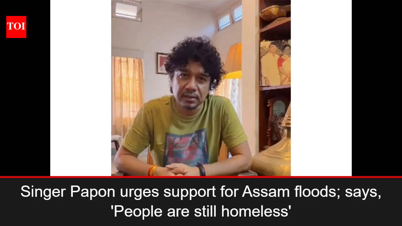 Singer Papon urges support for Assam floods; says, 'People are still homeless'