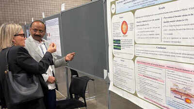 The Pune study on oral treatment for diabetic retinopathy was presented at an international ophthalmology conference in the USA.