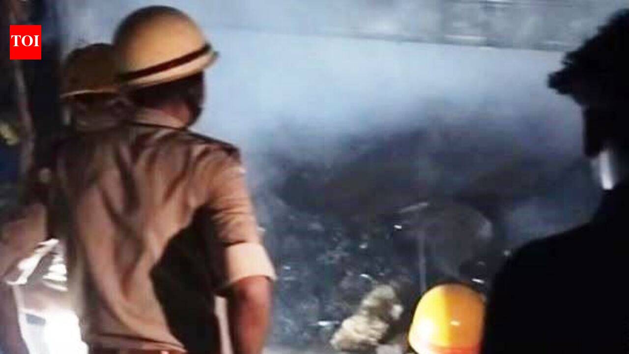 Three shops destroyed in blaze at Chas market