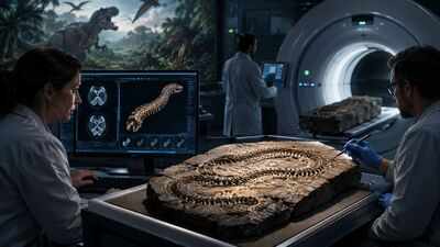 200 years after the first dinosaur, scientists use brain scans on a 100-million-year-old snake fossil from Brazil