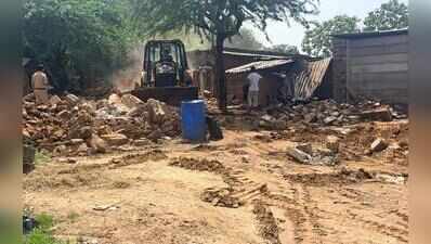 Houses, walls built on protected forest land demolished